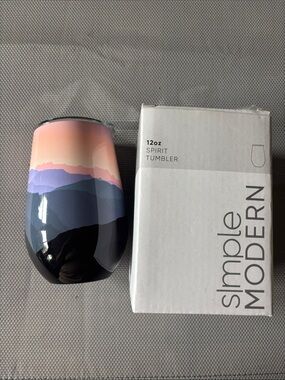 Simple Modern 12oz Spirit Tumbler - Sunset Gradient Mountains (Multicolor)